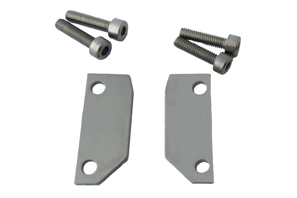 Frontplate set of 2 pcs. with screws