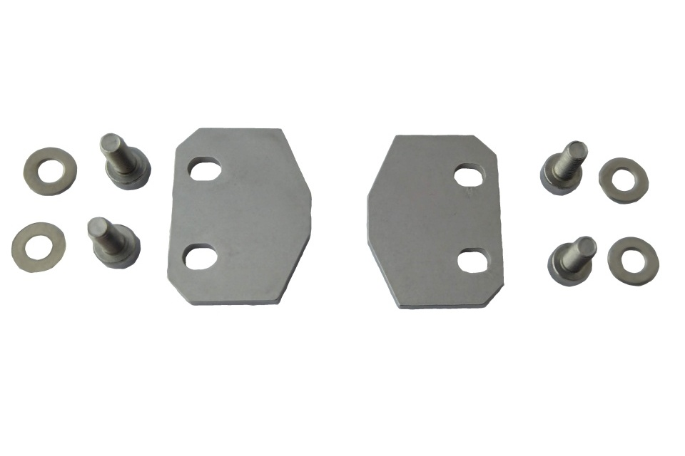 cap holder plate, 2 pcs. with screws